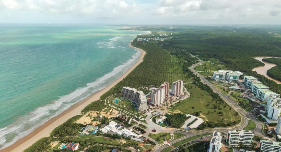 Praia do Paiva vista do alto