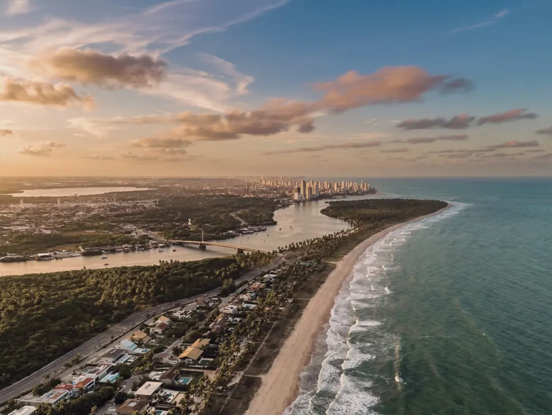 Litoral do Paiva ao entardecer