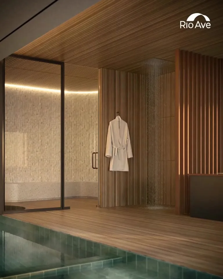 Wellness 360º com ducha e piscina aquecida